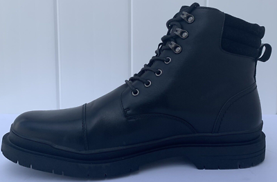 Rush by Gordon Rush Cap Toe Boot Men Black Boots Size 13  display picture 3