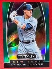 AARON JUDGE 2019 Panini Chronicles Titan #10 Green Prizm /50 SSP Yankees 🔥MVP🔥