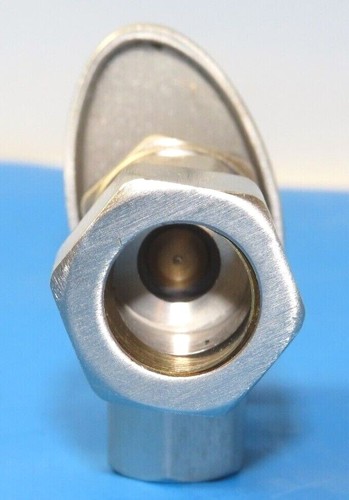 Válvula angular de compresión de 1/2"" BRASSTECH 403/15S x níquel satinado 3/8"" (P5236) - Imagen 5 de 5
