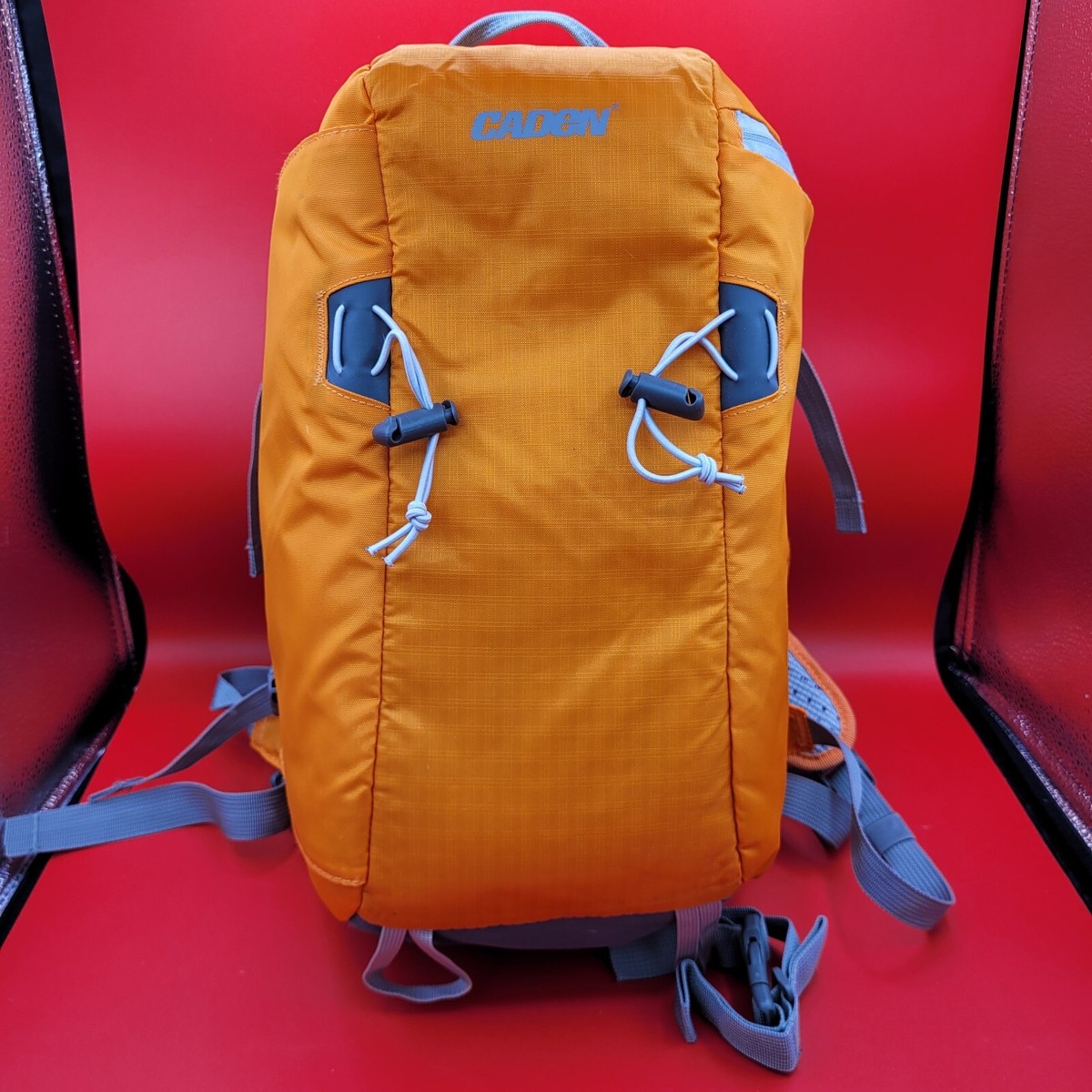 CADEN E5 DSLR Orange Backpack Camera Bag Waterproof Anti-Theft