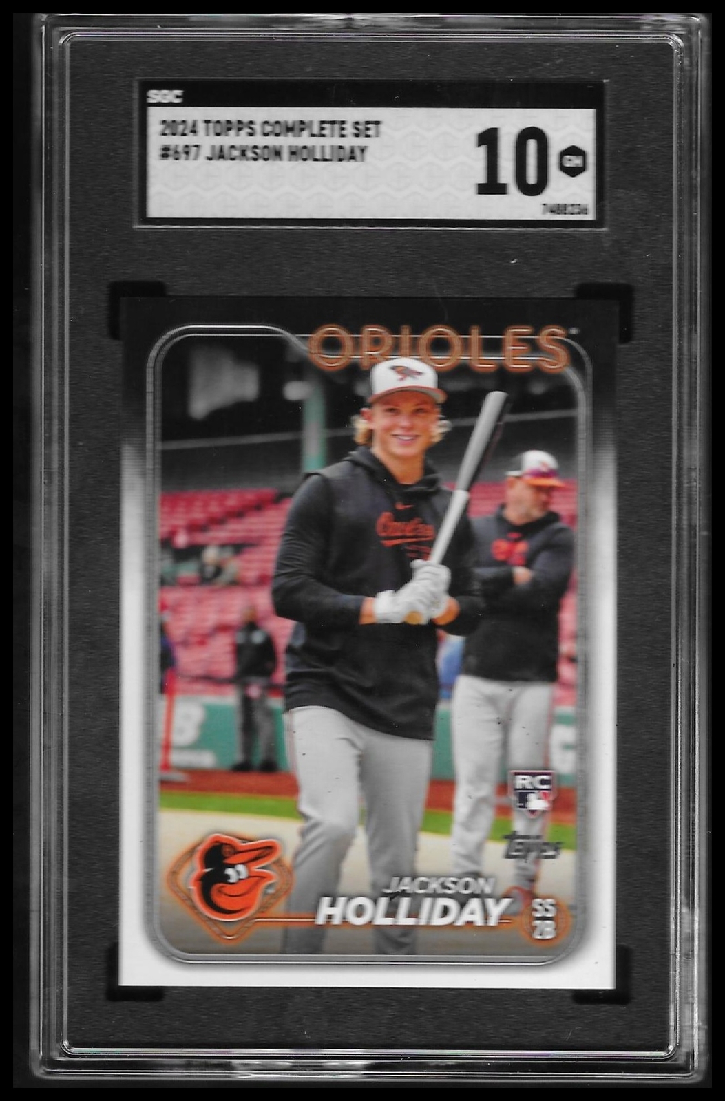 2024 Topps #697 Jackson Holliday Rookie Variations SGC 10