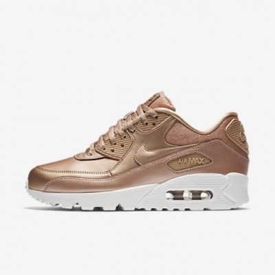 Wmns Nike Air Max 90 Premium UK EUR 42 Metallic Red Bronze