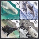 S. Korea KPCC2677-80 Bottlenose Dolphin, Finless Porpoise, Spotted Seal Fur Seal