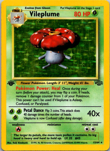 Vileplume 15/64 Jungle Holo