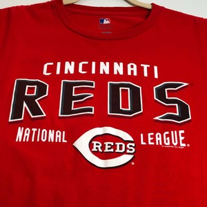 Cincinnati Reds Baseball MLB Adult Short Sleeve T Shirt XL Crewneck Red | eBay