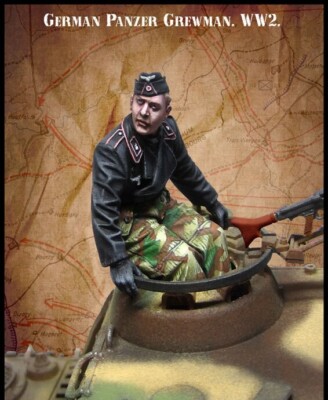 Kit Maquette Figurine En Résine 1/35 - Panzer Crewman Au Repos - Non Assemblé/Non Peint - Pour Diorama