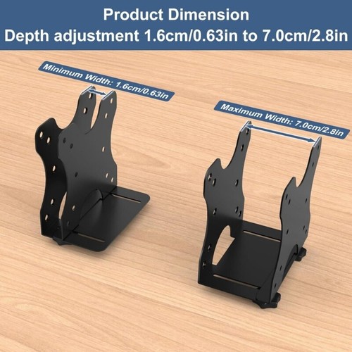 Adjustable Thin Client Mount Bracket Mount Small PC Monitor Arm Stand Mount - Photo 8/8