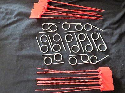      20-Fire Extinguisher SAFETY PULL PINS, 25-TAMPER FLAG SEALS   