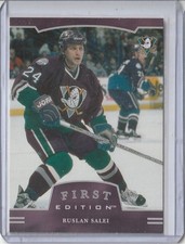 2002-03 In The Game Be a Player First Edition Ruslan Salei Anaheim Mighty Ducks