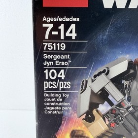 Sergeant Jyn Erso LEGO Star Wars 75119 Buildable Figure 104 pcs Disney New Seal