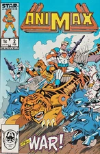 ANIMAX #2   BASED ON KISCOM INC TOY LINE   STAR COMICS * MARVEL  1987  NICE!!!