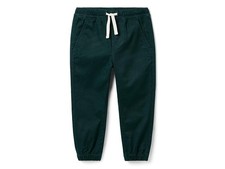 Janie and Jack Kids' Twill Joggers - Green