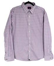 UNTUCKit Wrinkle Free Dolcetto Mens Shirt XL Check Long Sleeve Button Up Shirt