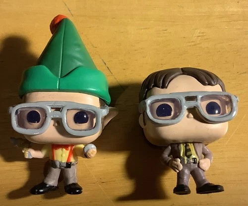 The Office Advent Calendar Dwight Schrute Mini Funko Figures Lot: 2