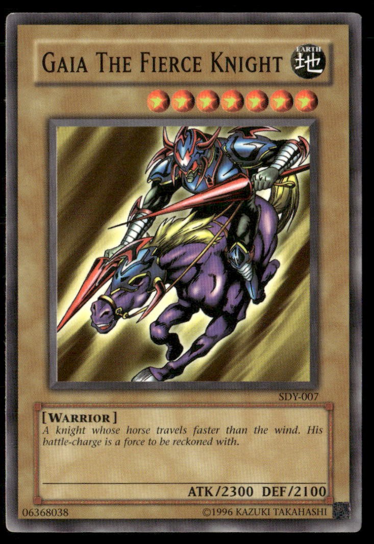 yugioh gaia the fierce knight cards Card List(All Cards) If your opponent controls a monster and you control no monsters 3 Card Yugioh Soul of