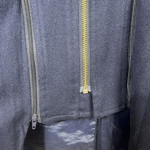 Peter Millar Sebastian Loro Piana Storm System 100% Wolle Navy Car Coat / Gr. XL - Bild 14 von 16