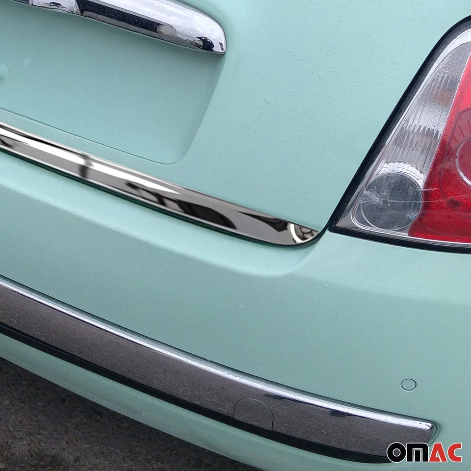 Garniture de Hayon Coffre pour Fiat 500C 2007-2015 acier inox - Photo 3/4