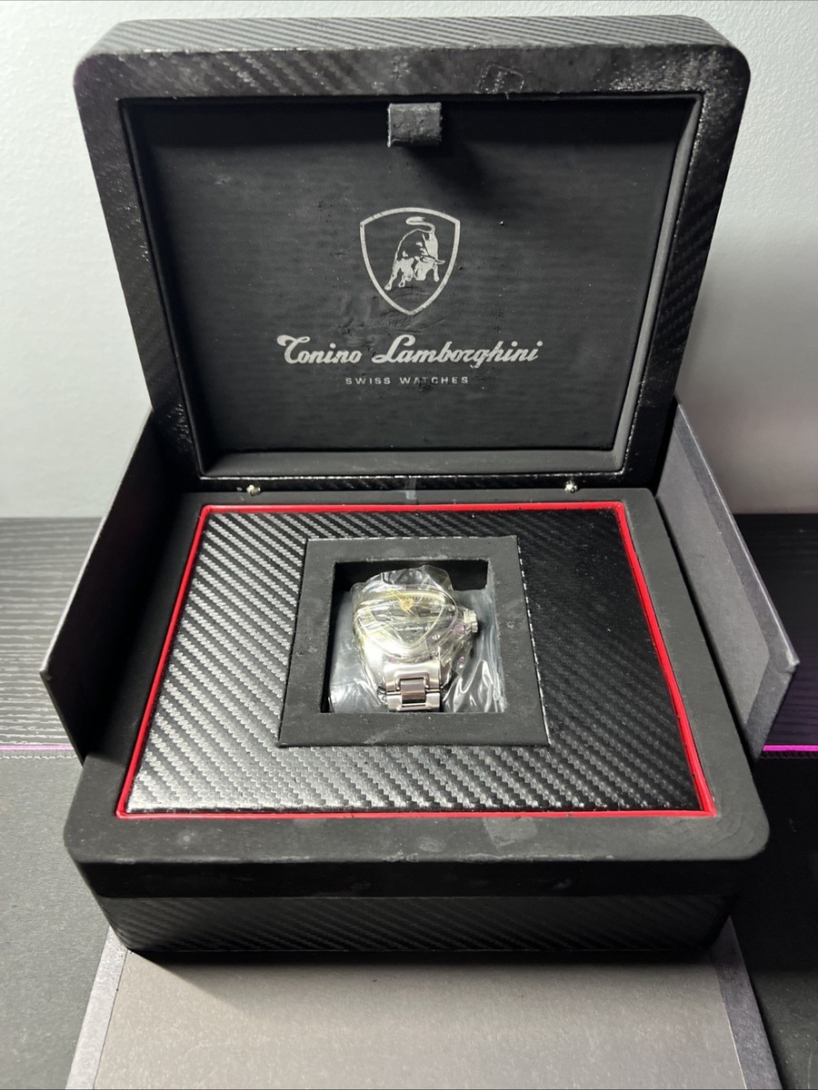 Tonino Lamborghini Corsa III 410SSB - Stainless- Swiss Made Quartz