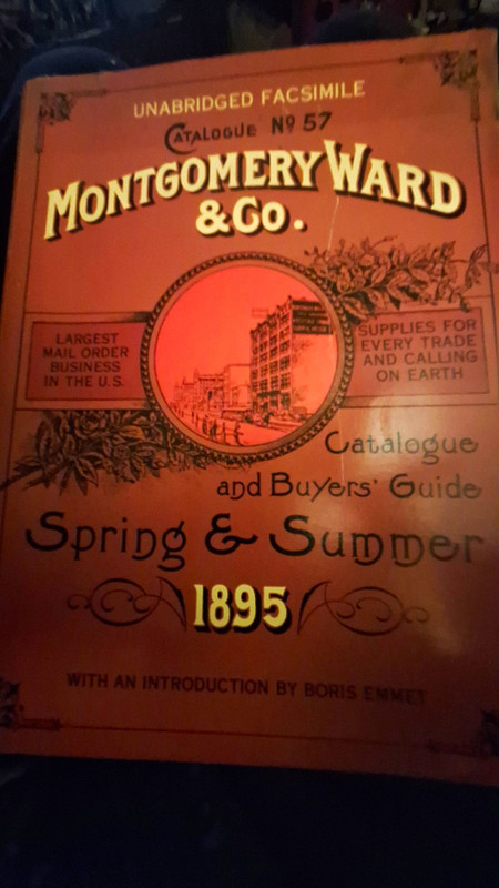 Montgomery Ward No. 57 Unabridged Facsimile Catalog Spring & Summer 1895 Booklet