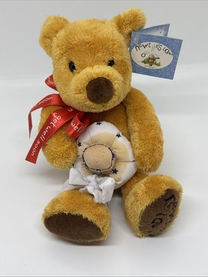 Rare! Gund NEWTONS LAW Bear Plush 12 Inch Bear With All Tags Get Well Soon Bear