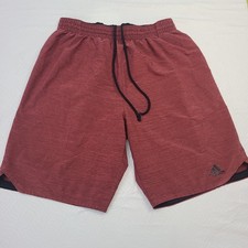 Adidas swim shorts in a reddish-brown color Size L