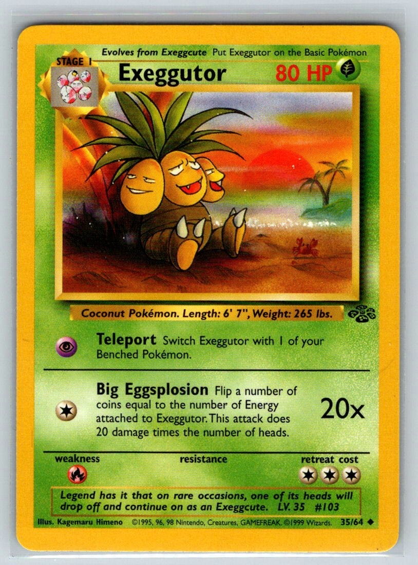 Exeggutor 35/64 Jungle Regular NM
