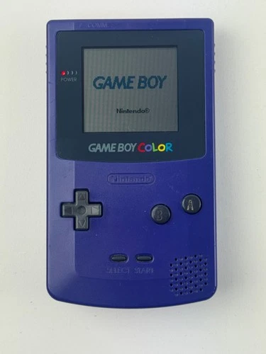 Nintendo Game Boy Color Handheld Console Grape Purple CGB-001