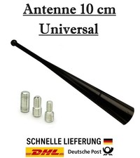 Universal 10 cm Schwarz Stab Autoantenne AM FM GPS - 3 Adapter für BMW X1 - X7