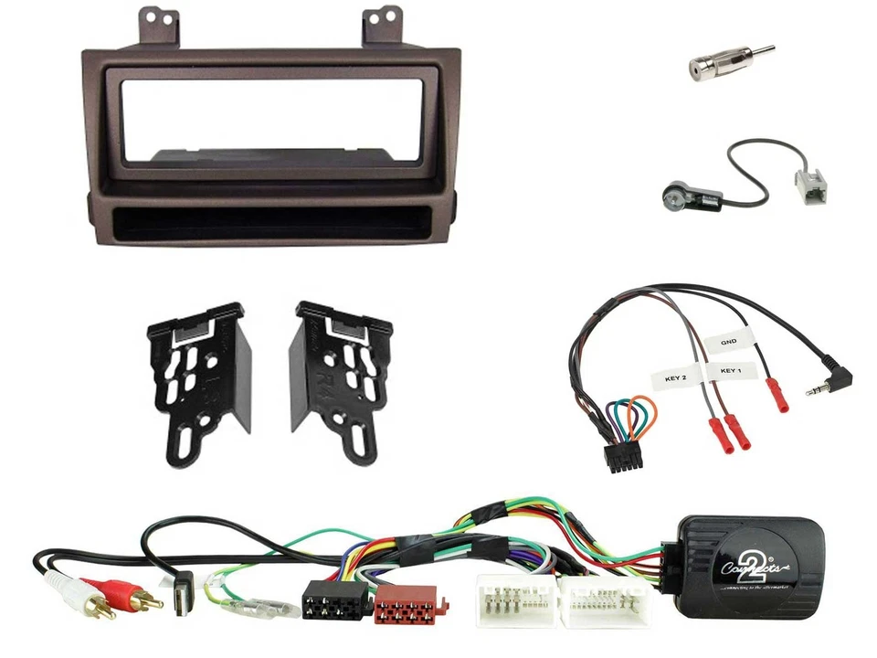 JVC Bluetooth DAB USB Lenkrad Autoradio für Hyundai Sonata 09-14 braun - Bild 3 von 4