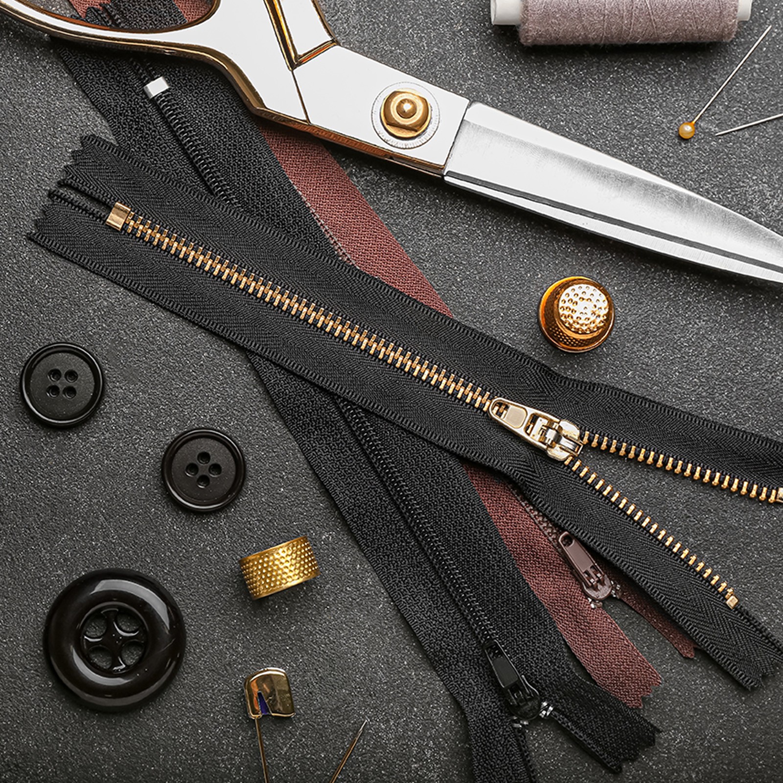 40Pcs #8 U Shape Top Stoppers Closed-end Zipper Slider, Silver Tone