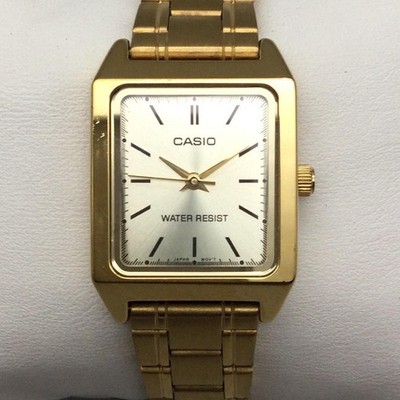 Casio 5361 LTP-V007 Womens Watch 22mm Gold Tone Steel New Battery