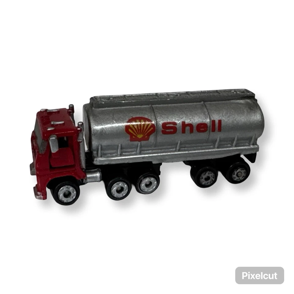 Micro Machines 1990 Shell Tanker Semi Truck w/ Deluxe Cab Variant Galoob VGUC - Image 3 of 4