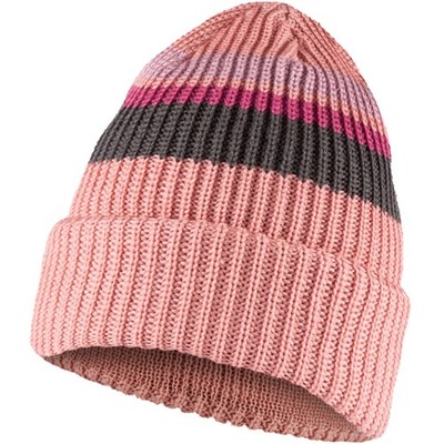 Buff Kids Knitted Warm Winter Beanie Hat - Blossom Pink