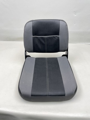 LOWE 2396367 CENTER FOLDING FISHING SEAT GRAY / BLACK MARINE BOAT