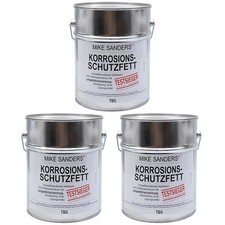 Mike Sanders Korrosionsschutzfett 2,25 kg (3x750g) "weiche Mischung" Rostschutz