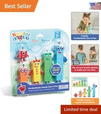 Interactive Numberblocks Friends 1-5 Toy Set - Encourages Early Counting Skills