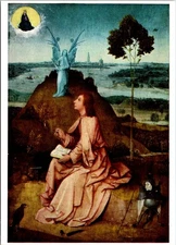 Hieronymus Bosch Johannes Patmos Berlin Artwork Postcard C284