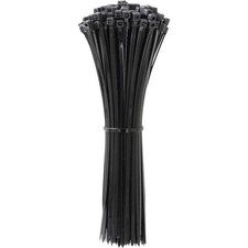 Quadrios 24CA377 500mm 7.6mm Cable Tie Black U-Ray Stabilized
