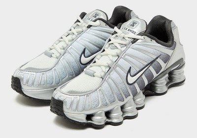 Nike Shox TL Print Metallic Silver Summit White IH4466-095 sz 7