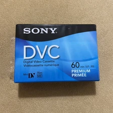 Sony DVC Digital Video Mini DV Premium Cassette Tape - 60 Minutes LP-90 NEW SEAL