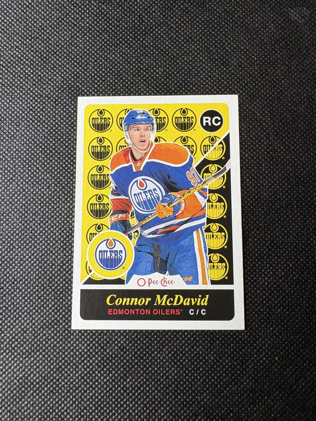 2015-16 UPPER DECK #U11 CONNOR MCDAVID O-PEE-CHEE UPDATE RETRO RC ROOKIE