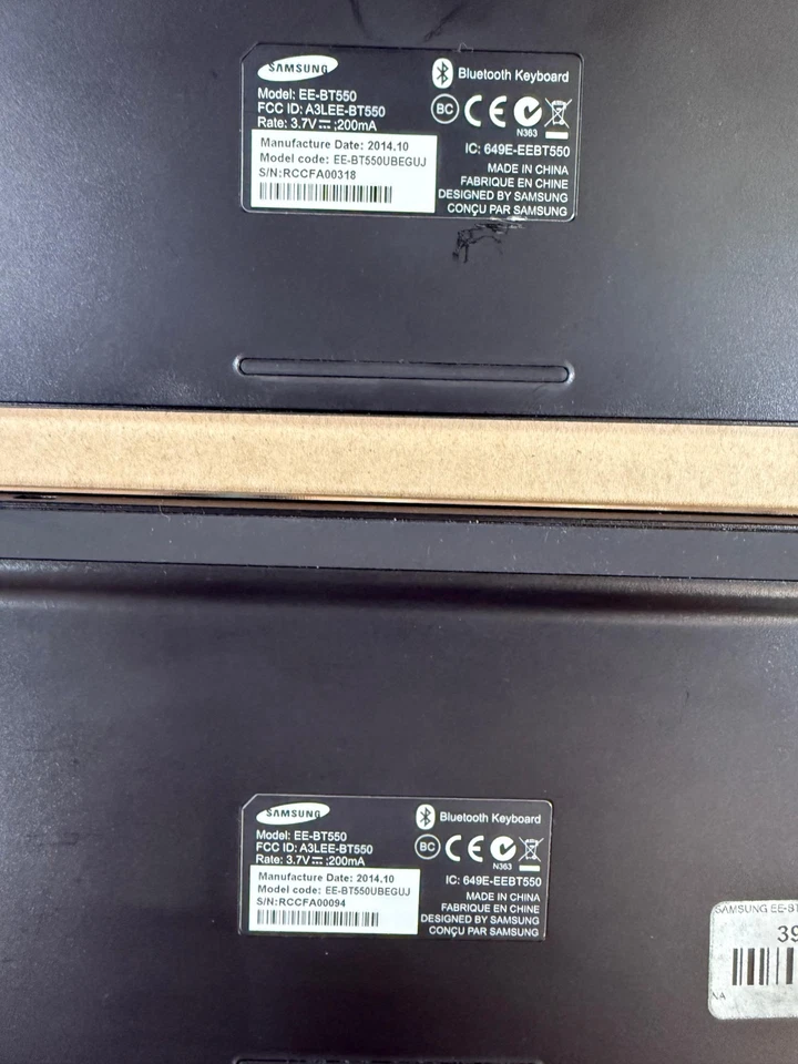 Samsung Model EE-BT550 Wireless Bluetooth Keyboard, No Power USB cord,NOT Tested - Image 3 of 3