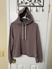 Vuori Heathered Purple Athletic Hoodie size Medium