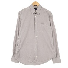 Gant Mens Shirt Check Cotton Button Up Casual Everyday Classic Na4 Size M