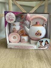 Disney Princess Style Collection Sweet Stylin' Tea Set Girls gifts Pretend NEW 