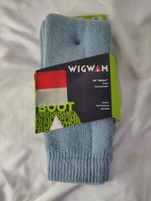Wigwam Boot Socks Full Cuchion Wool Heavyweight Minus 40° C  Size MD 5-9.5 Blue 