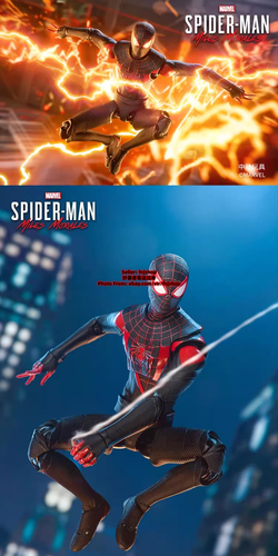 Neu ZD Toys Spider-Man Miles Morales 1/10 Sammlerstück 7 Zoll Actionfigur AUF LAGER - Bild 15 von 15
