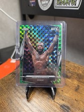 Leon Edwards 2026 Topps Chrome UFC Green Geometric Refractor /75