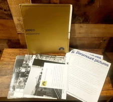 1974 "SERPICO" Al Pacino MOVIE PROMOTIONAL PRESS KIT With (4) Photos In FOLDER 