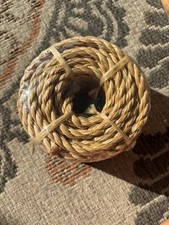 3/8 in x 50 ft twisted tan fiber rope